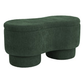 Corner Office Hayward Upholstered Storage Ottoman Bench