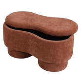Corner Office Hayward Upholstered Storage Ottoman Bench