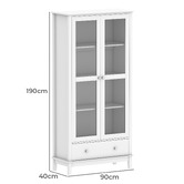 Corner Office Darius 2 Door Display Cabinet