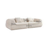 Corner Office Sarah 4 Seater Boucle Sofa