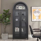Corner Office Isla 2 Door Display Cabinet