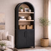 Corner Office Isla 2 Door Display Cabinet