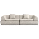 Corner Office Sarah 4 Seater Boucle Compressed Sofa