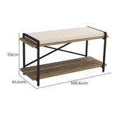 Corner Office Wynn Shoe Storage Bench