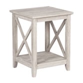 Corner Office Off-White Lorrel Side Table