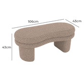 Corner Office Karajan Upholstered Ottoman Bench