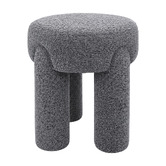 Corner Office Robin Boucle Accent Stool