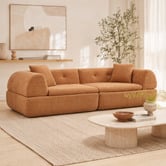 Corner Office Sarah 4 Seater Boucle Compressed Sofa