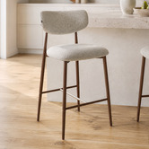 Corner Office 65.5cm Seymour Boucle Bar Stools