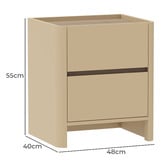Corner Office Windsor Bedside Table