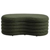 Corner Office Andres Boucle Storage Ottoman Bench