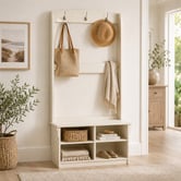 Corner Office Kinman 4 Shelf Hall Tree
