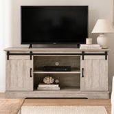 Corner Office Gretel TV Unit with Sliding Doors