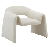 Corner Office Anthea Velvet Accent Chair