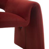 Corner Office Anthea Velvet Accent Chair