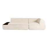 Corner Office Layra 3 Seater Boucle Compressed Modular Sofa with Chaise