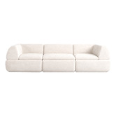 Corner Office Layra 4 Seater Boucle Compressed Modular Sofa