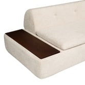 Corner Office Layra 3 Seater Boucle Compressed Modular Sofa with Chaise
