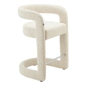 Corner Office 65cm Christina Upholstered Counter Stools