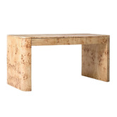 Corner Office Natalie Burl Wood Writing Desk