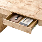 Corner Office Natalie Burl Wood Writing Desk