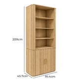 Corner Office Lola 2 Door Bookcase