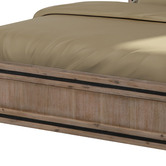 Southern Stylers Airlie Acacia Wood Bed