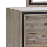Southern Stylers Airlie Acacia Dresser with Mirror