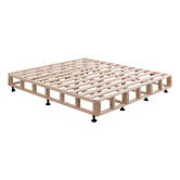 Southern Stylers Black Gabbie Upholstered Bed Base