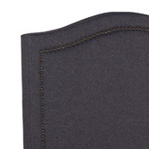 Southern Stylers Charcoal Carla Queen Headboard