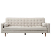 Southern Stylers Plast 3 Seater Upholstered Sofa Bed