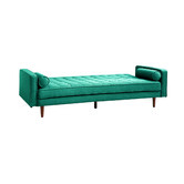 Southern Stylers Plast 3 Seater Velvet Sofa Bed