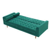Southern Stylers Plast 3 Seater Velvet Sofa Bed