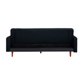 Southern Stylers Plast 3 Seater Velvet Sofa Bed