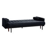 Southern Stylers Plast 3 Seater Velvet Sofa Bed