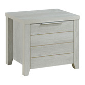 Southern Stylers Alexa 2 Drawer Bedside Table