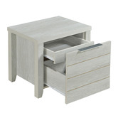 Southern Stylers Alexa 2 Drawer Bedside Table