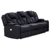 Southern Stylers Luella 3 Seater Upholstered Reclining Sofa