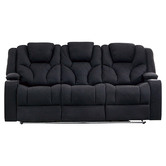 Southern Stylers Luella 3 Seater Upholstered Reclining Sofa