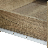 Southern Stylers Alexa Rustic 2 Drawer Office Desk