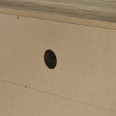 Southern Stylers Alexa Rustic 3 Drawer Entertainment Unit