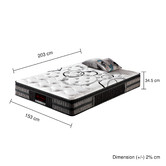 Southern Stylers Medium Cloud Gel Pocket Spring Mattress