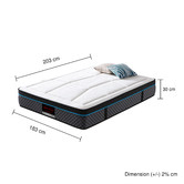 Southern Stylers Plush Fulham Pocket Spring Mattress