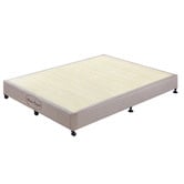 Southern Stylers Beige Liffle Upholstered Bed Base