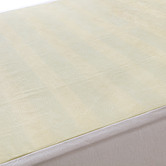 Southern Stylers Beige Liffle Upholstered Bed Base