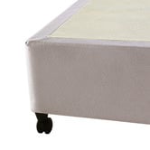 Southern Stylers Beige Liffle Upholstered Bed Base
