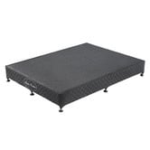 Southern Stylers Black Gabbie Upholstered Bed Base