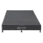 Southern Stylers Black Gabbie Upholstered Bed Base