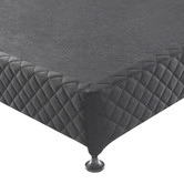 Southern Stylers Black Gabbie Upholstered Bed Base