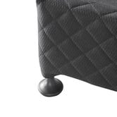 Southern Stylers Black Gabbie Upholstered Bed Base
